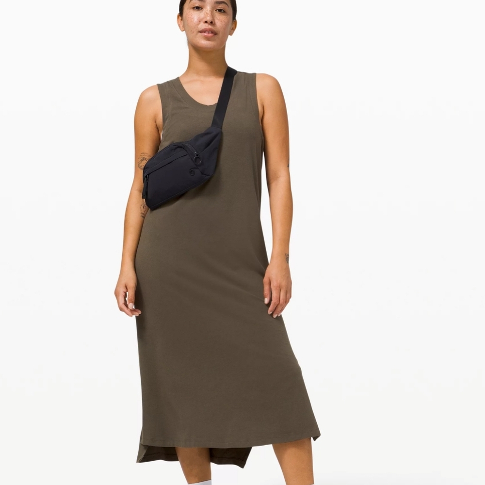 Lululemon Dark Olive Green Maxi Dress